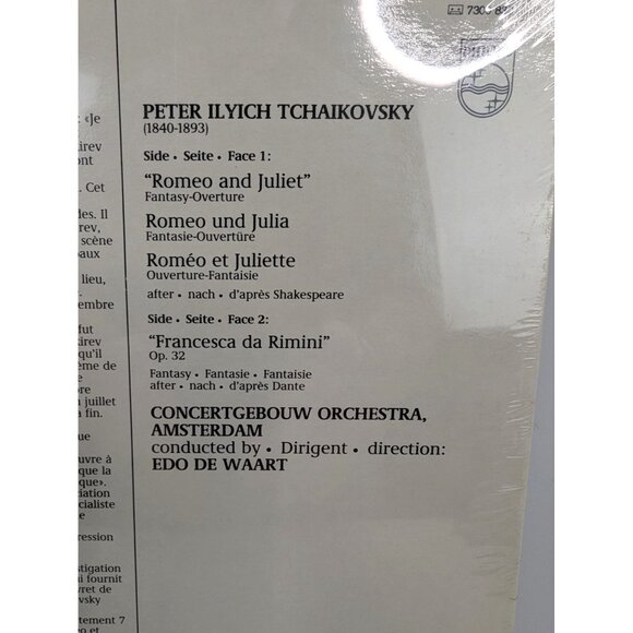 Tchaikovsky Romeo and Juliet 12" Vinyl LP Record Philips 1980 - Picture 7 of 8